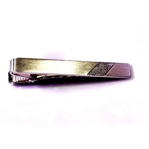 Silvertone Tie Bar Clip 2 1/8” x 1/4”